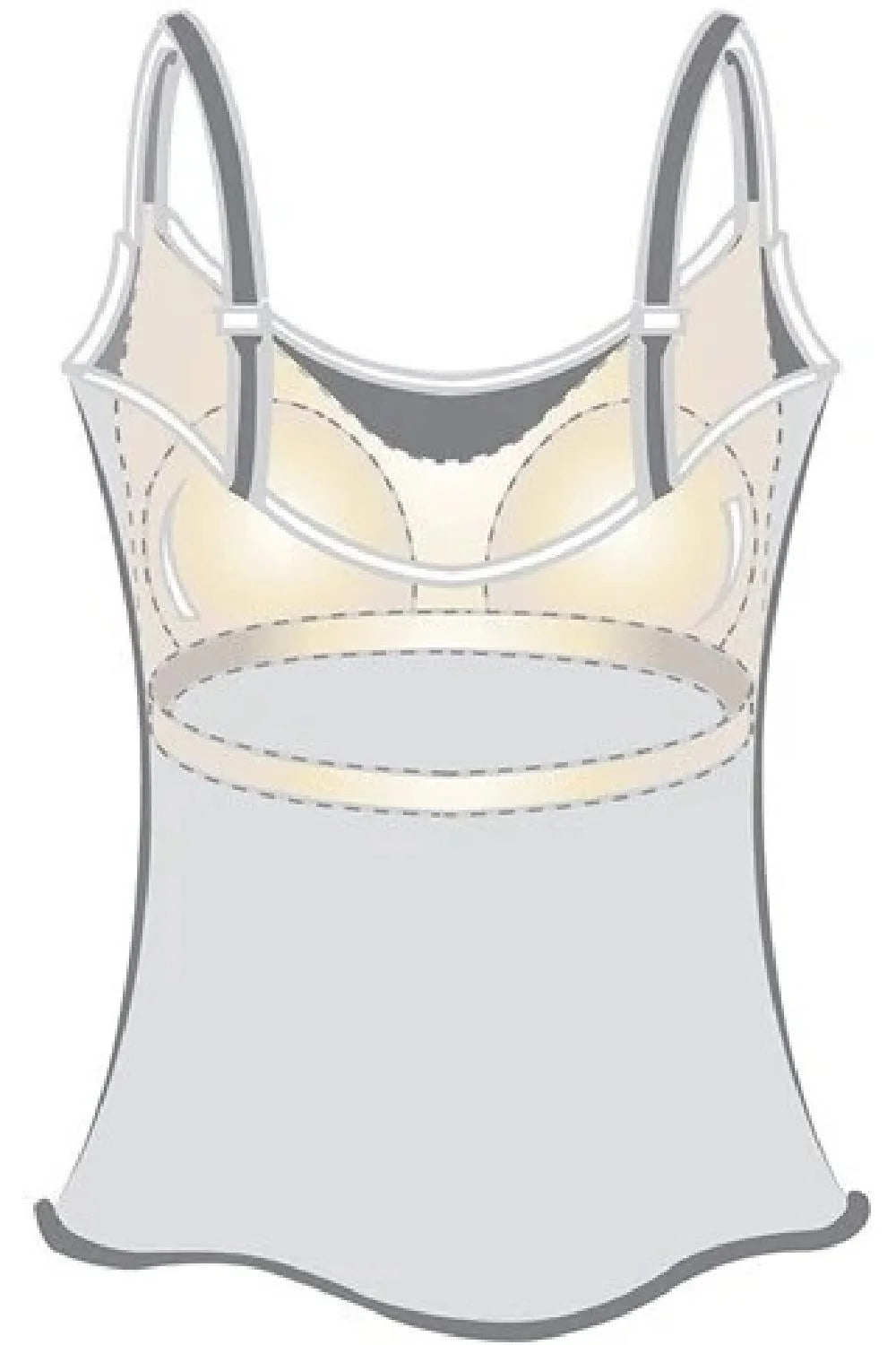 AMOENA VALLETTA CAMISOLE - NUDE