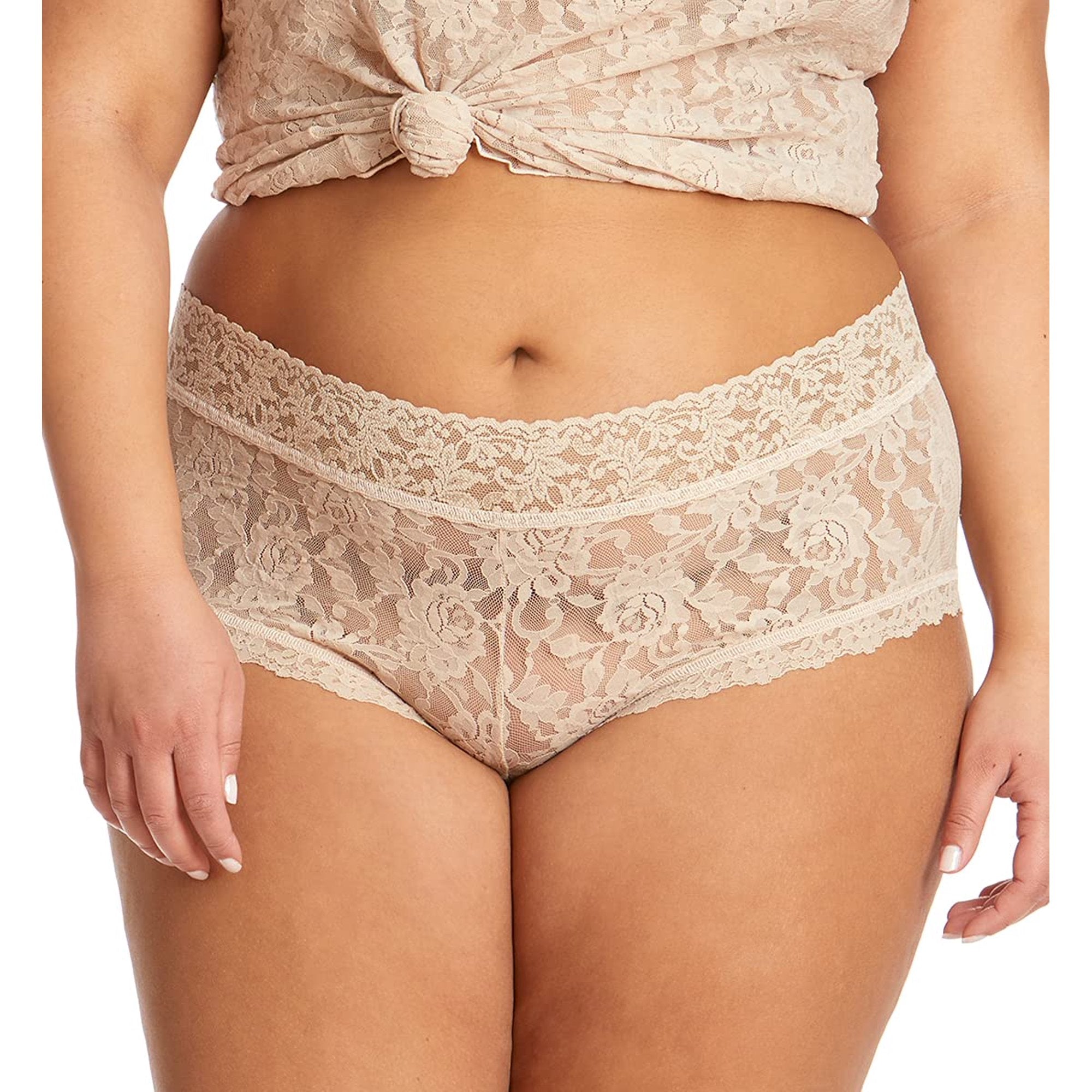 Plus size best sale lace panties