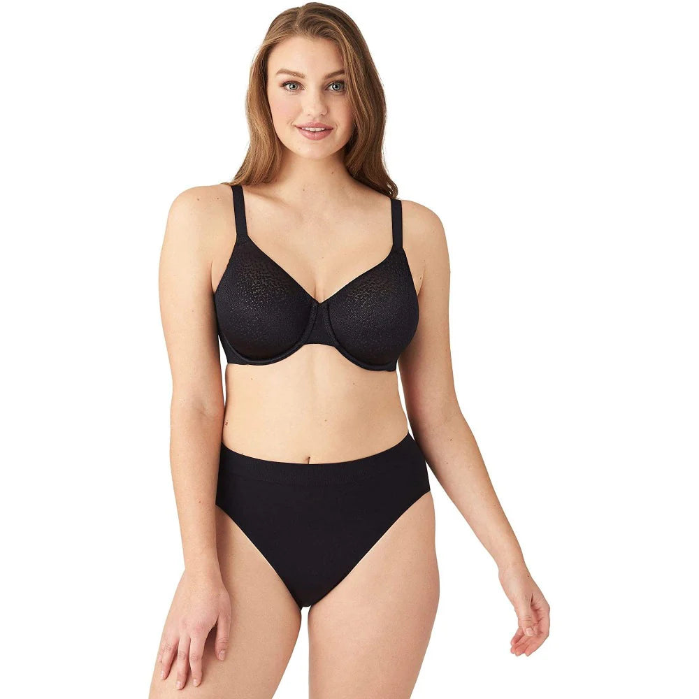 WACOAL BACK APPEAL UNDERWIRE BRA - BLACK