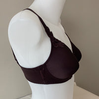 CHANTELLE HEDONA SMOOTH WIRELESS MINIMIZER BRA - CHOCOLATE