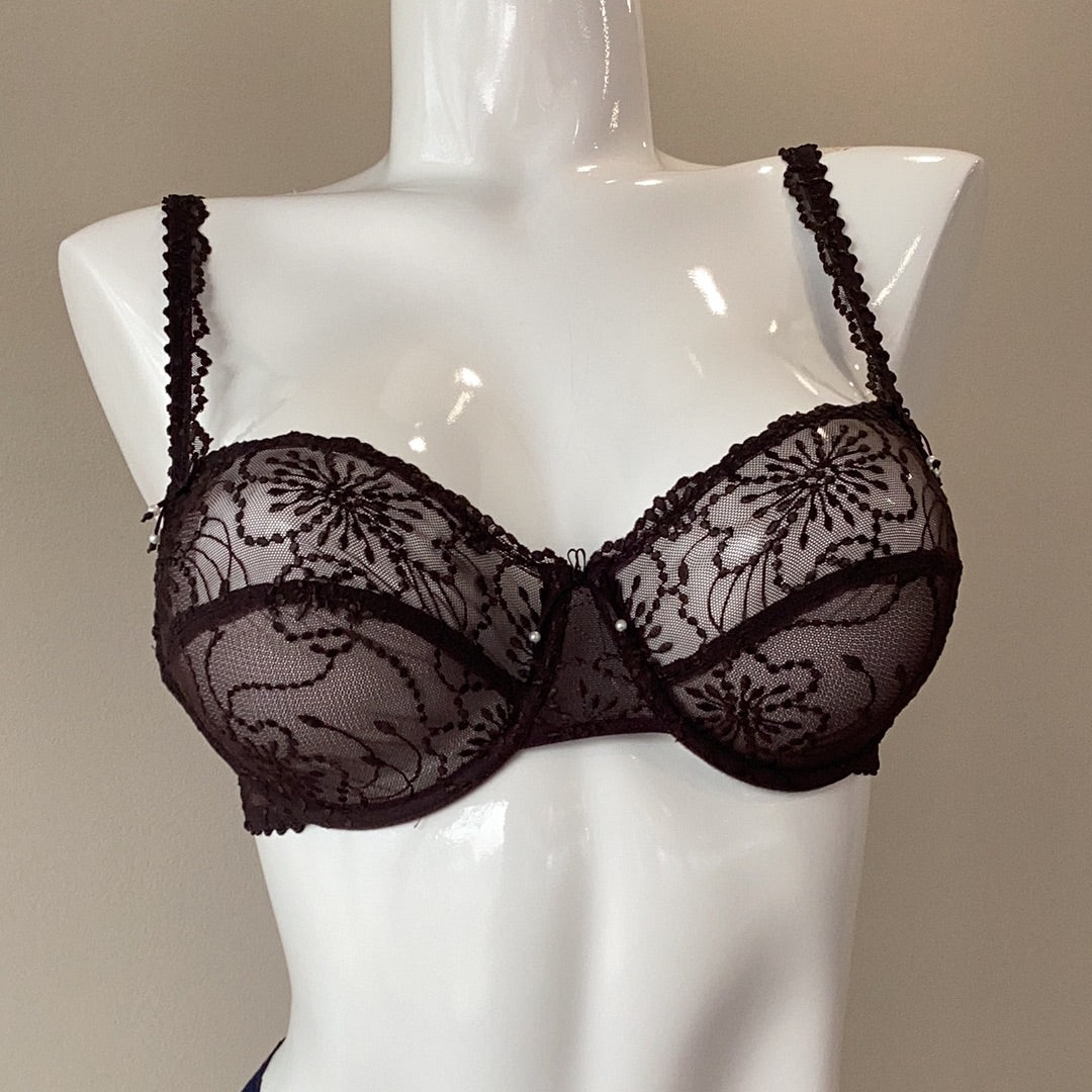 MARIE JO JANE UNDERWIRED BRA - WENGE