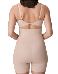 PRIMA DONNA PERLE HIGH BRIEF SHAPEWEAR WITH LEGS - CAFE LATTE