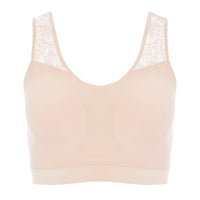 CHANTELLE SOFTSTRETCH LACE V-BACK PADDED BRALETTE