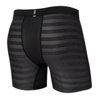 SAXX DROPTEMP COOLING MESH BOXER BRIEF FLY - BLACK HEATHER