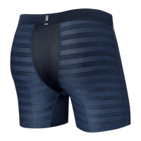 SAXX DROPTEMP COOLING MESH BOXER BRIEF FLY - DARK DENIM HEATHER