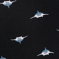 SAXX NON-STOP STRETCH COTTON BOXER BRIEF FLY - MINI PREDATOR/BLACK