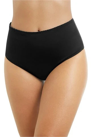 AMOENA AYON BIKINI BOTTOM - BLACK/WHITE