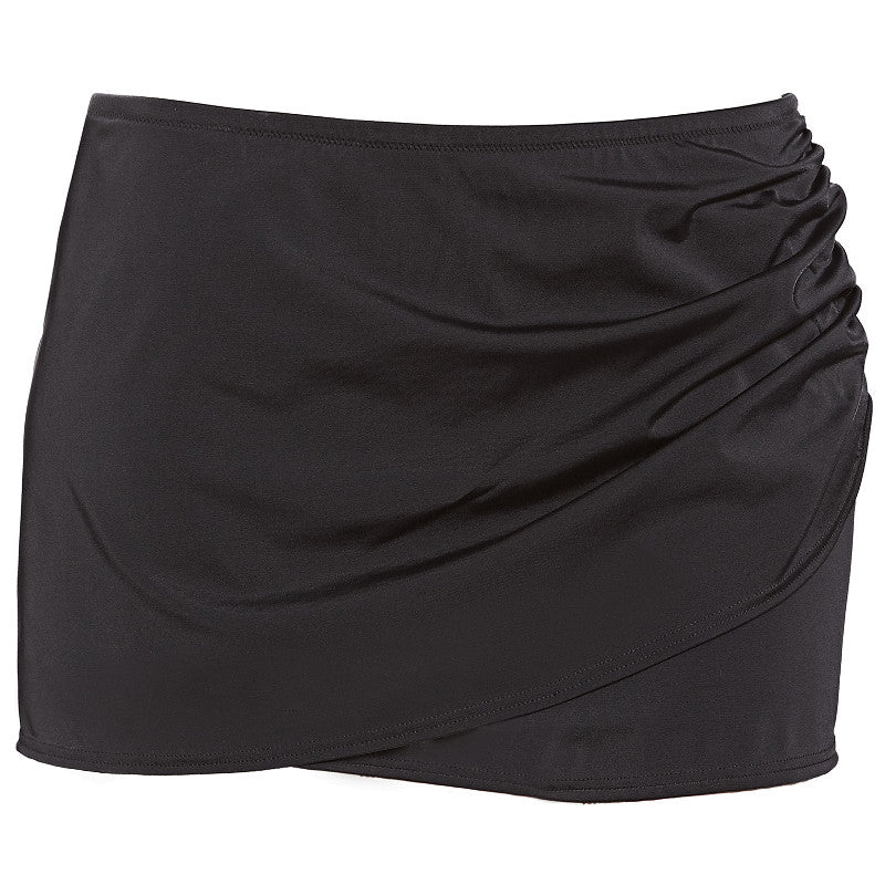 ELOMI SWIM ESSENTIAL WRAP SKIRTED BRIEF