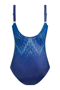 AMOENA ROME ONE PIECE SWIMSUIT - NAVY/TURQUOISE