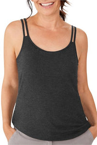 AMOENA VALLETTA CAMISOLE - CHARCOAL