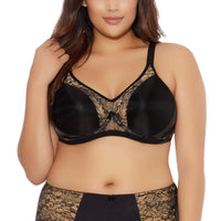 GODDESS YVETTE BRA - BLACK