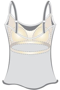 AMOENA VALLETTA CAMISOLE - CHARCOAL