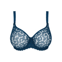 EMPREINTE LEÏA UNDERWIRED SEAMLESS BRA - BLEU OCÉAN