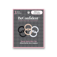 BE CONFIDENT RACER BRA BACK CLIPS