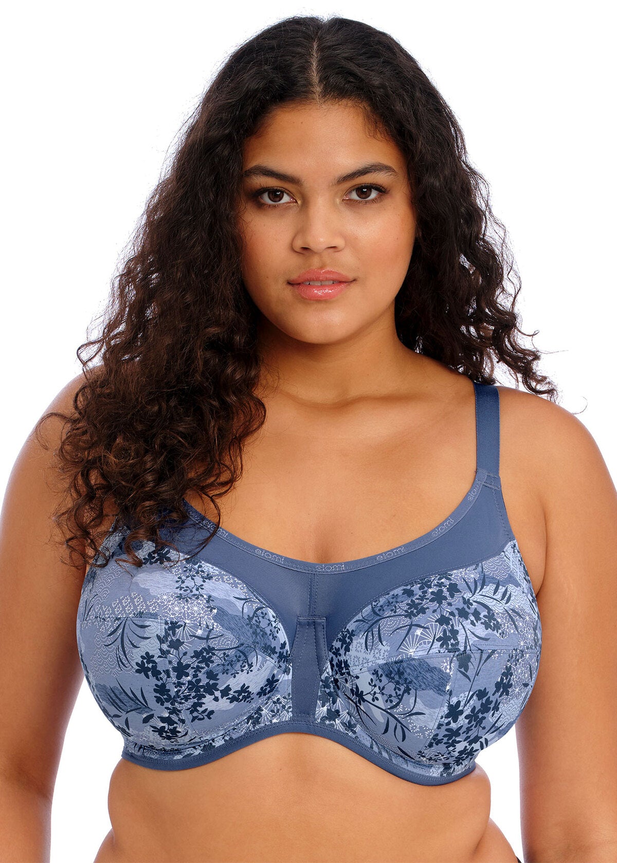 ELOMI ENERGISE UNDERWIRE SPORTS BRA - VINTAGE DENIM – Tops & Bottoms