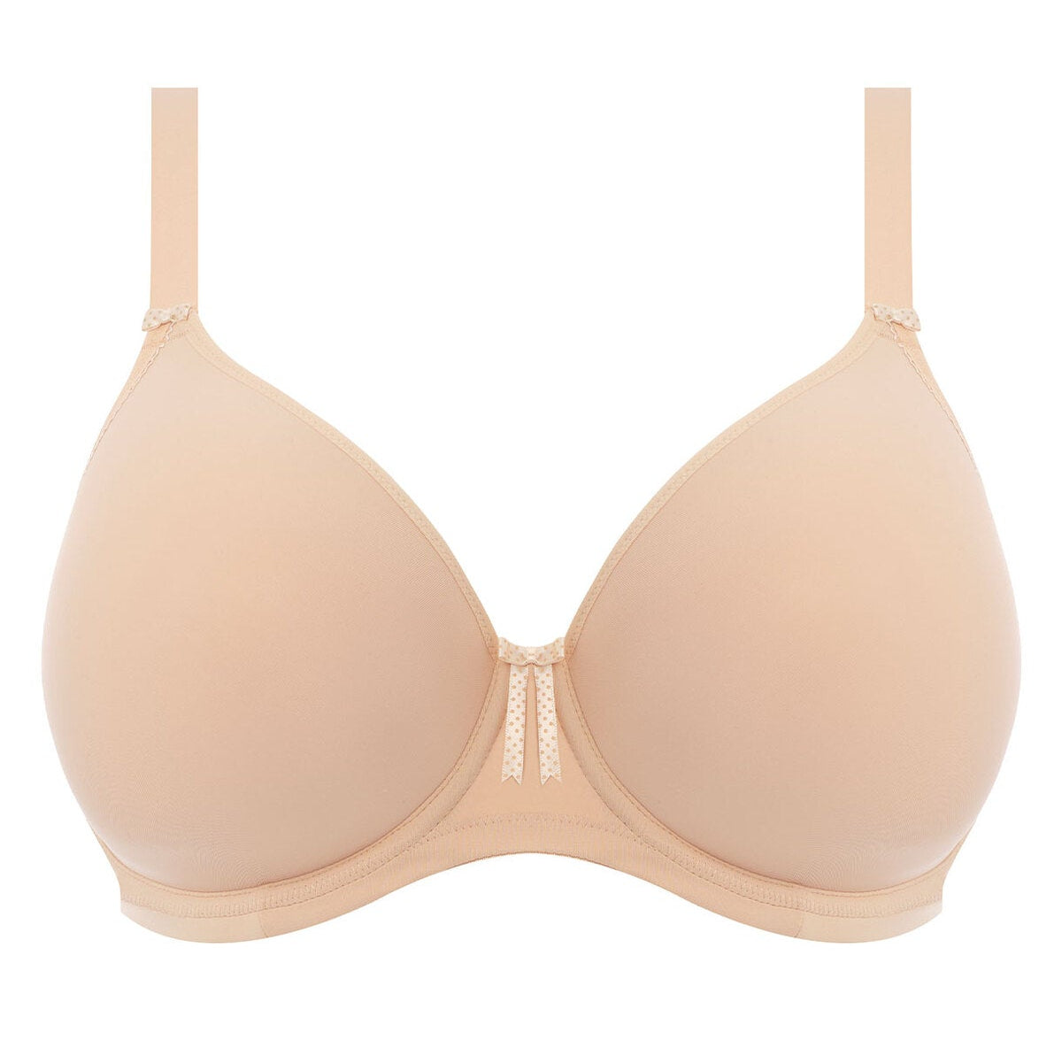 ELOMI BIJOU MOULDED T-SHIRT BRA - SAND