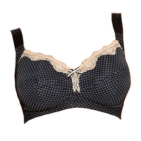 FREYA DOTTY SOFT CUP WIRELESS BRA - BLACK