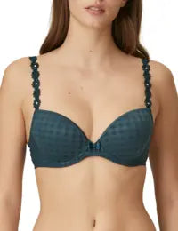 MARIE JO AVERO HEART SHAPED PADDED BRA - EMPIRE GREEN
