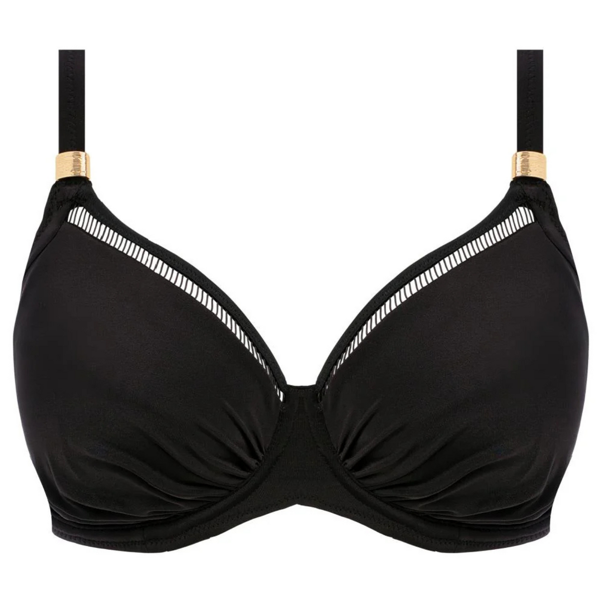 FANTASIE EAST HAMPTON UNDERWIRE FULL CUP BIKINI TOP - BLACK