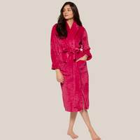 CLAUDEL STRIPED BATHROBE
