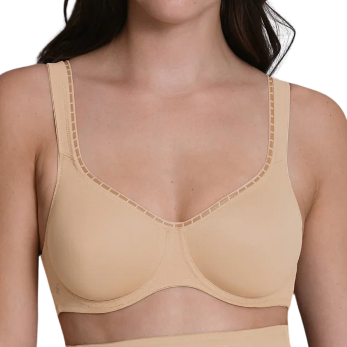 ANITA TWIN FIRM FULL CUP UNDERWIRED BRA - DEEP SAND