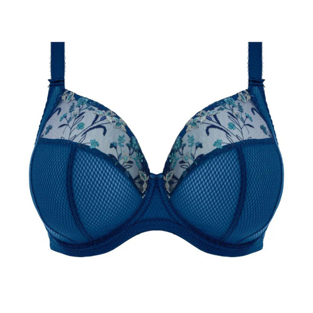 ELOMI CHARLEY PLUNGE BRA - PETROL