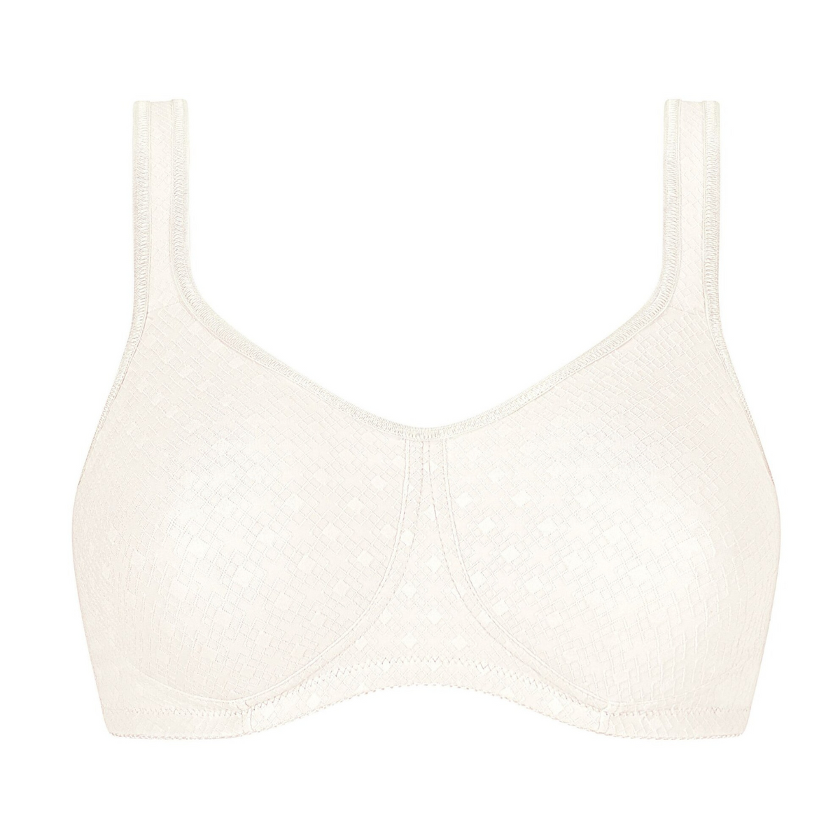 AMOENA TIANA WIRE-FREE MASTECTOMY BRA - OFF WHITE