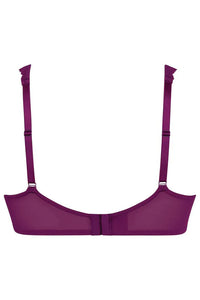 ROSA FAIA SELMA UNDERWIRE BRA - PURPLE WINE