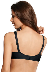 ROSA FAIA GRAZIA SMOOTH UNDERWIRED BRA - BLACK