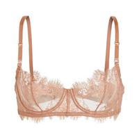 SKARLETT BLUE ENTICE BALCONETTE BRA - GLEAM/TERRACOTTA