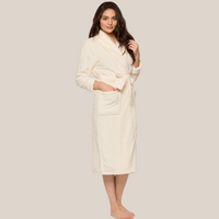CLAUDEL STRIPED BATHROBE