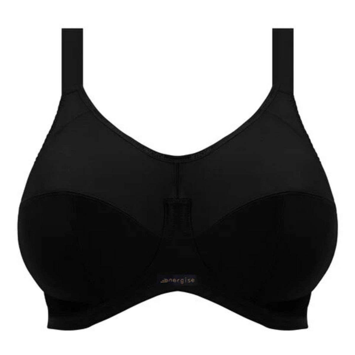 ELOMI ENERGISE SPORTS BRA - BLACK