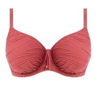 FANTASIE BEACH WAVES GATHERED FULL CUP BIKINI TOP - PERSIAN ROSE