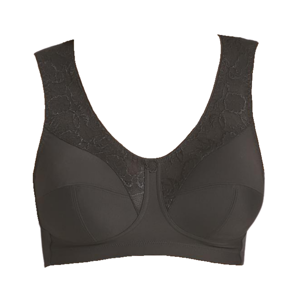 ANITA MICROENERGEN WIRE-FREE SUPPORT BRA - BLACK