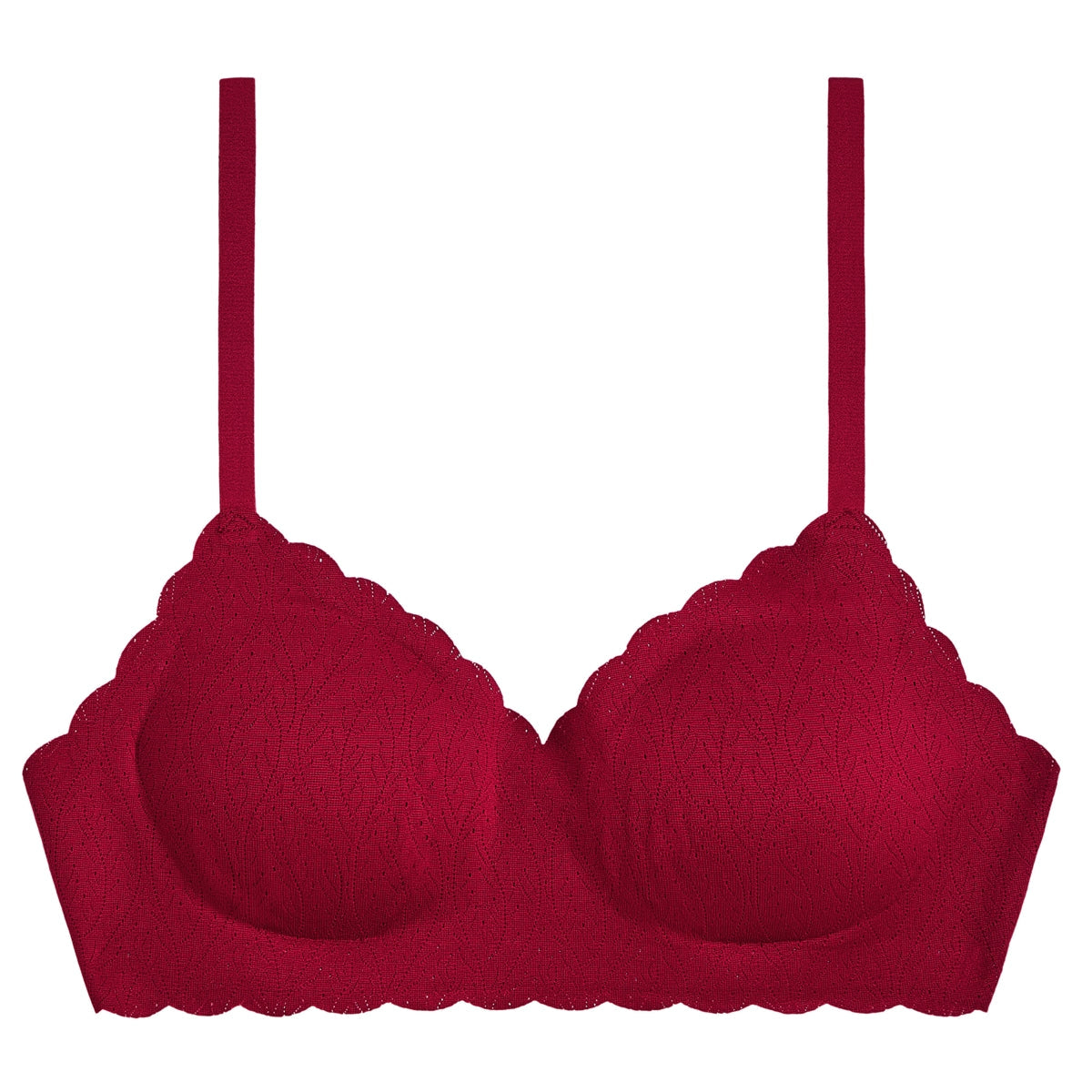 B.TEMPT'D B.WOW'D LACE WIREFREE BRA - BIKING RED