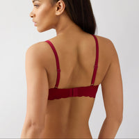 B.TEMPT'D B.WOW'D LACE WIREFREE BRA - BIKING RED