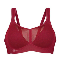 ANITA AIR CONTROL SPORTS BRA WITH PADDED CUPS - LIPSTICK