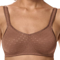 AMOENA TIANA WIRELESS MASTECTOMY BRA - MOCHA
