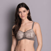 ANITA ANTONIA WIRE-FREE PADDED MASTECTOMY BRA - DUSTY GREY