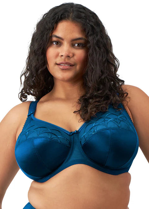 ELOMI CATE FULL CUP BANDED BRA - POSEIDON