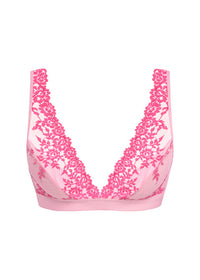WACOAL EMBRACE LACE SOFT CUP WIRE FREE BRALETTE - BALLET SLIPPER/CHATEAU ROSE