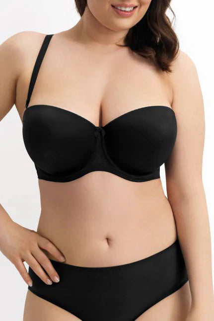 CORIN KAROLINA STRAPLESS BRA - BLACK