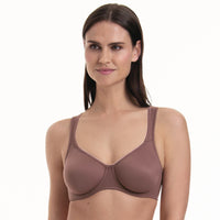 ROSA FAIA TWIN UNDERWIRED BRA - BERRY