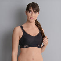 ANITA EXTREME CONTROL SPORTS BRA - BLACK/GOLD