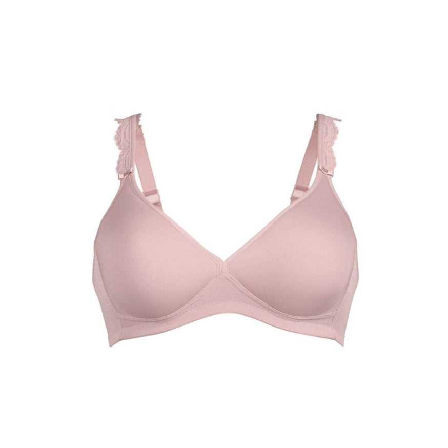 ROSA FAIA SELMA SOFT NON-WIRED SPACER BRA - ROSEWOOD