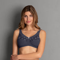 ANITA VENECIA WIRE-FREE MASTECTOMY BRA - SHADOW BLUE