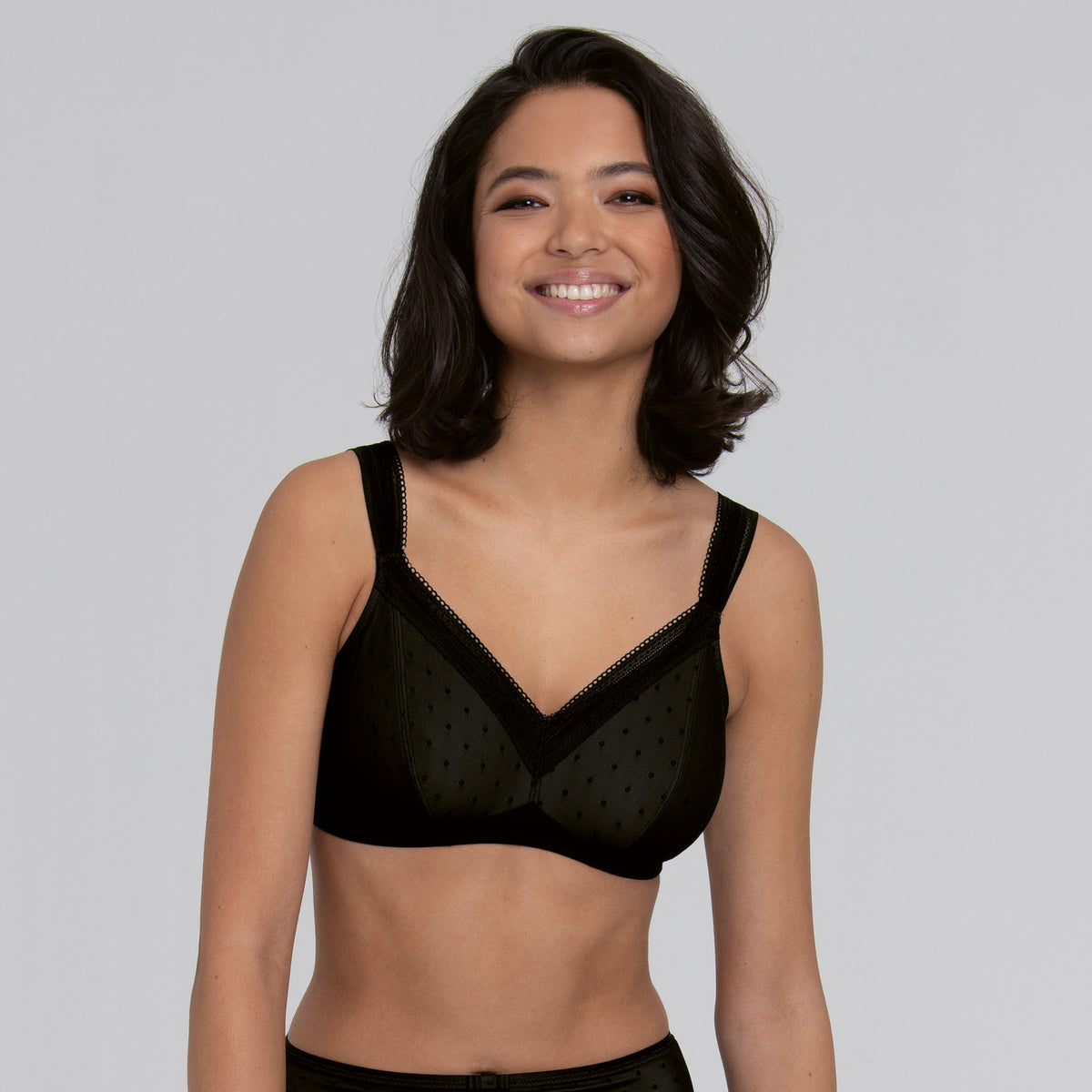 ANITA EMILY WIRE-FREE POST MASTECTOMY BRA - BLACK