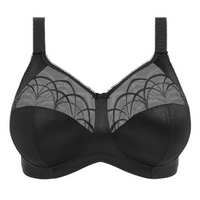 ELOMI CATE SOFT CUP NONWIRE BRA - BLACK