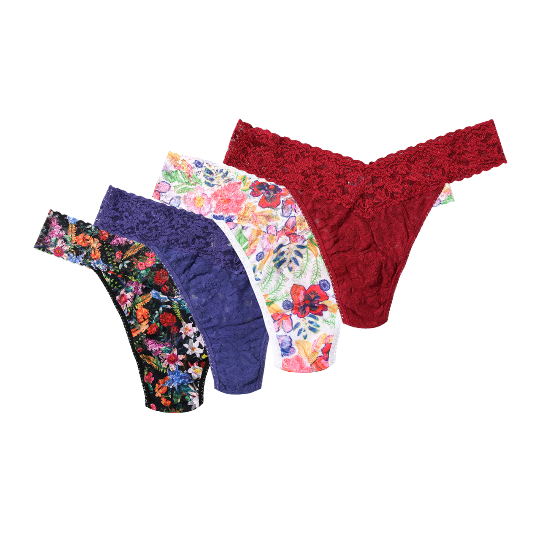 HANKY PANKY SIGNATURE LACE ORIGINAL RISE THONG