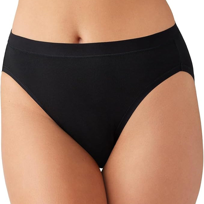 WACOAL UNDERSTATD COTTON HI-CUT BRIEF